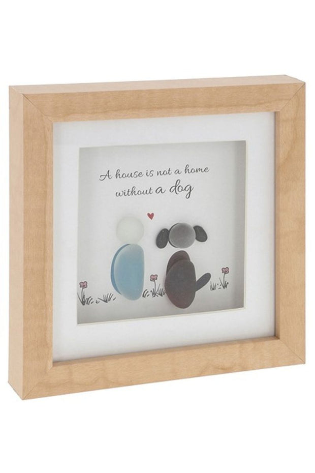 Dogs Pebble Plaque