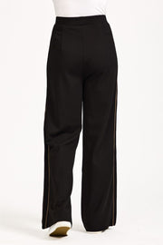 Double Side Stripe Wide Leg Trousers