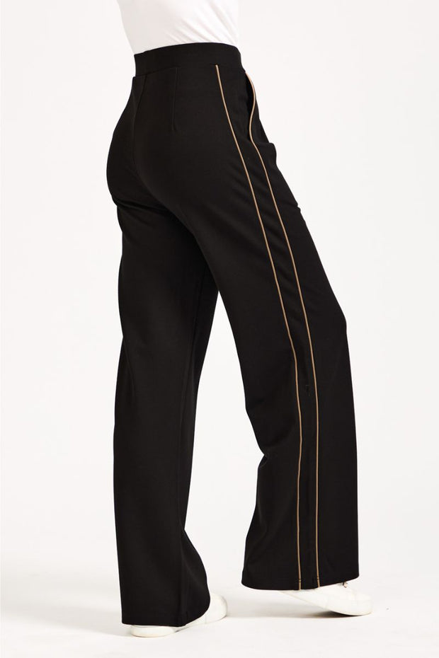 Double Side Stripe Wide Leg Trousers