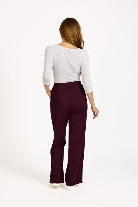 Double Side Stripe Wide Leg Trousers