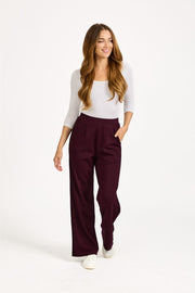 Double Side Stripe Wide Leg Trousers