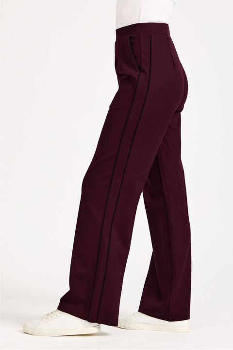 Double Side Stripe Wide Leg Trousers