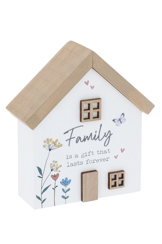 Family Sweet Meadow House Plaque