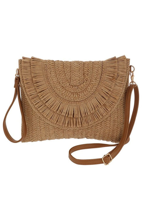 Fringed Woven Bag