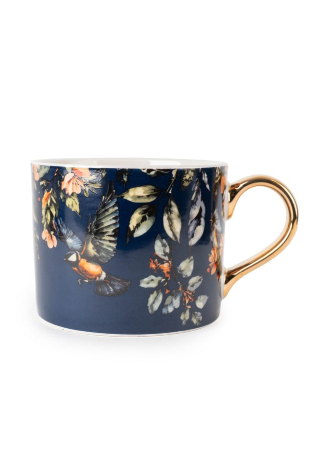 Garden Blooms Golden Handle Mug