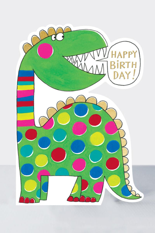 Happy Birthday Dinosaur Card