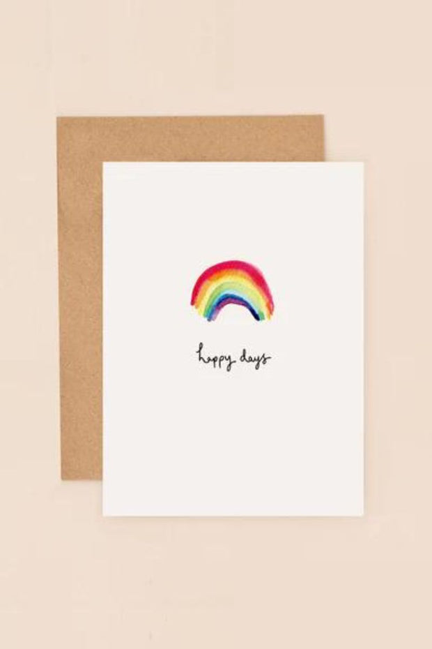 Rainbow Happy Days Mini Card