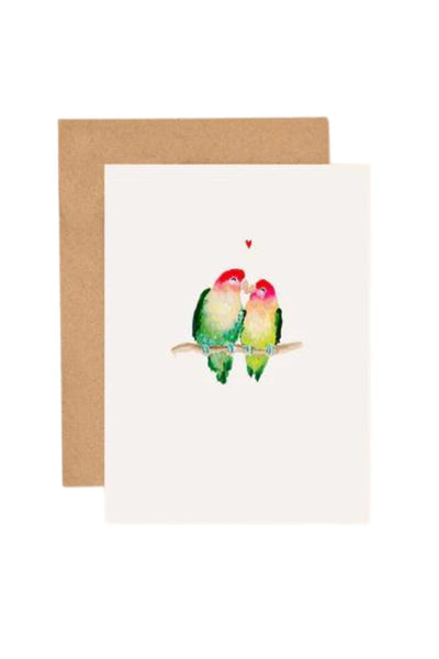 Lovebirds Mini Card