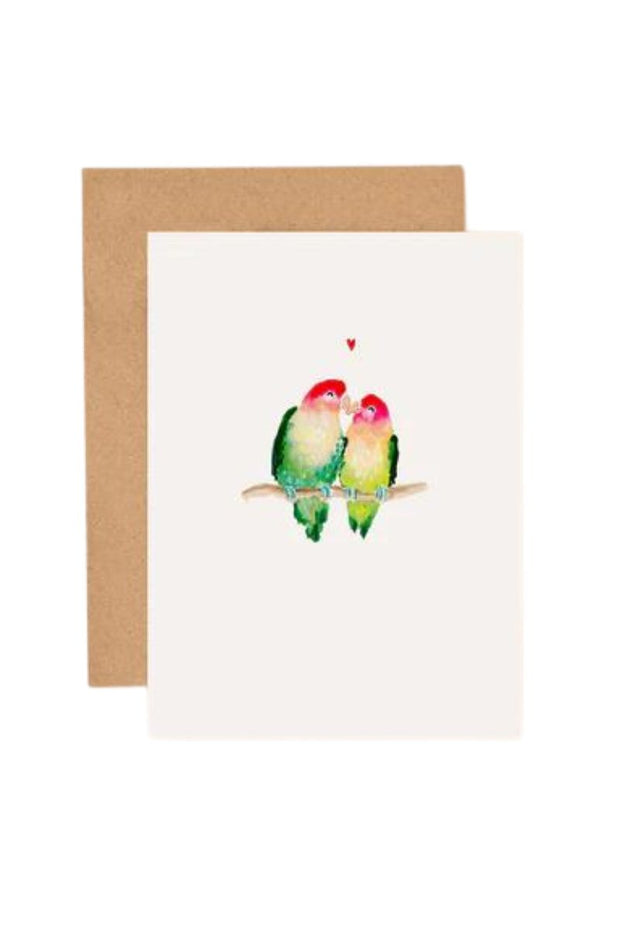 Lovebirds Mini Card