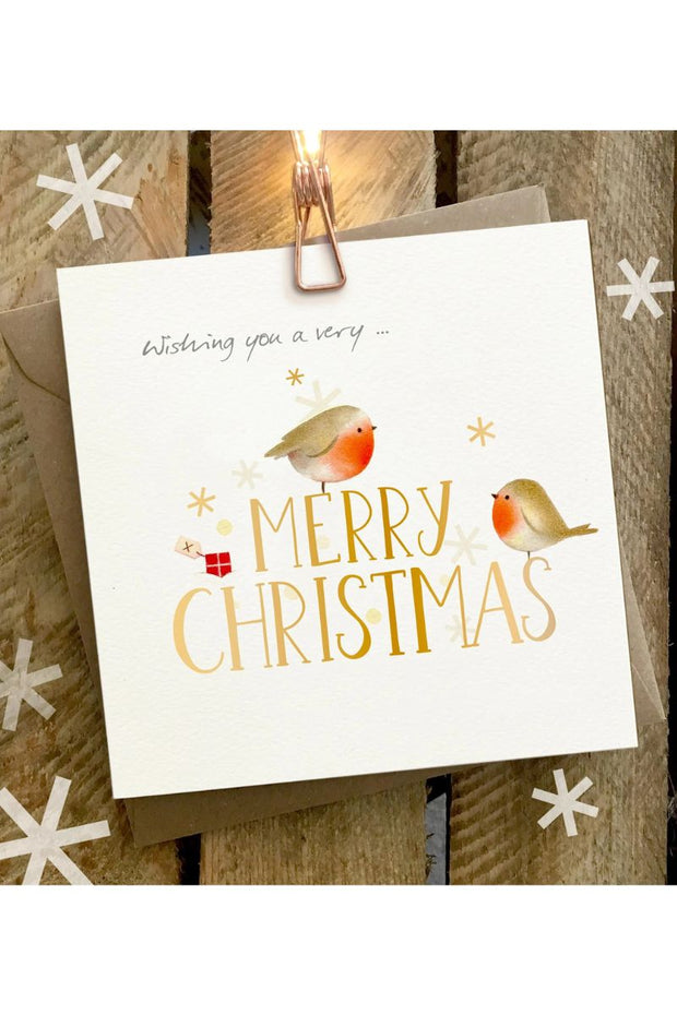 Merry Christmas Robin Card
