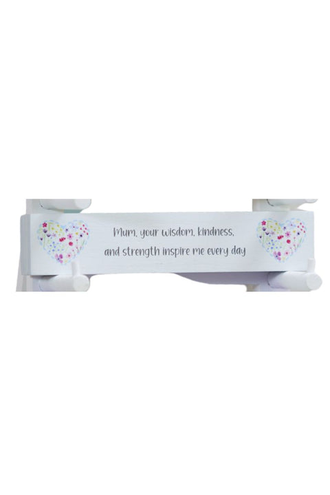 Mum Inspire Floral Tabletop Plaque