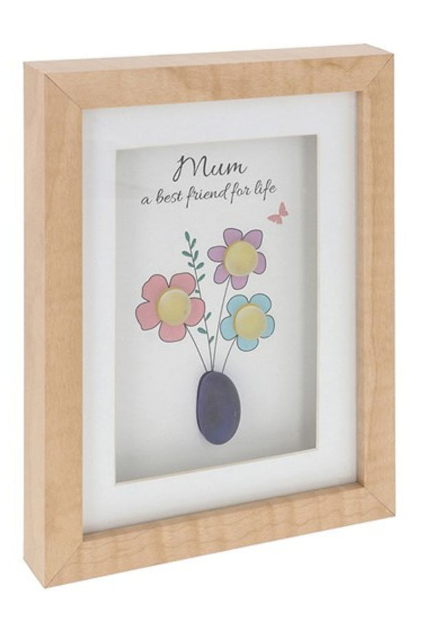 Mum Pebble Plaque