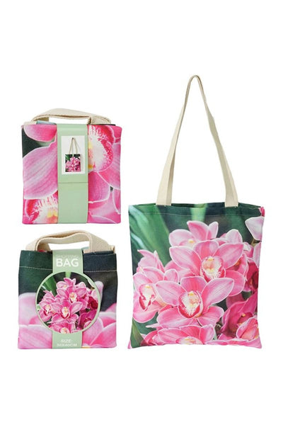 Orchid Floral Tote