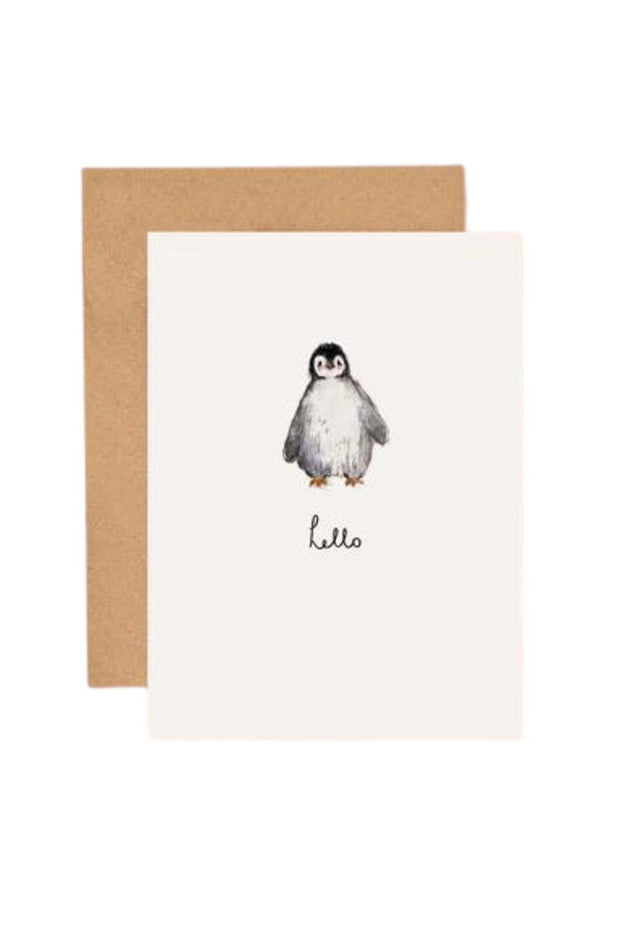 Penguin Hello Mini Card