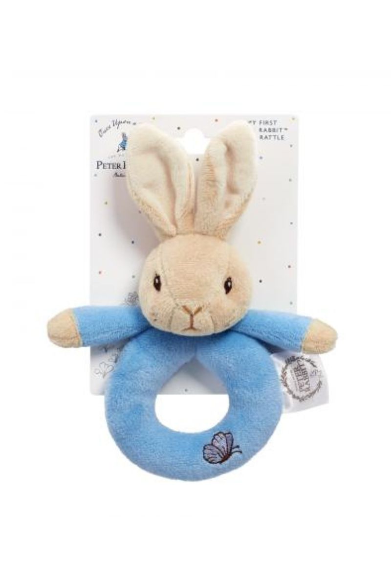 Peter Rabbit Plush Ring Rattle – The Stock Shop