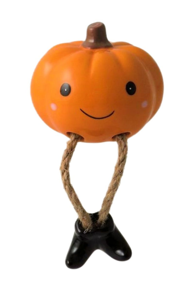 Pumpkin Dangly Leg Shelf Sitter