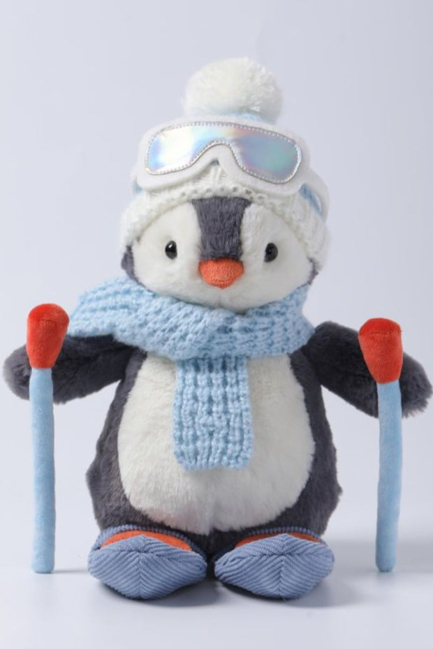 Skiing Glacier Penguin