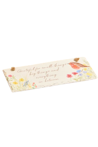 Small Things Robin Slate Hanger