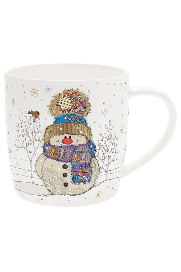 Snowman Bug Art Mug Assorted