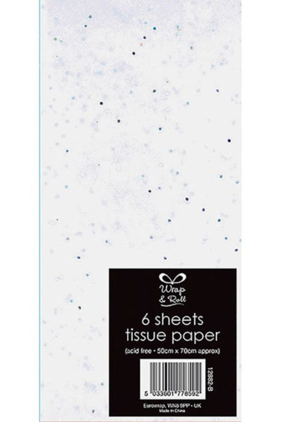 Sparkle tissue paper 6pk