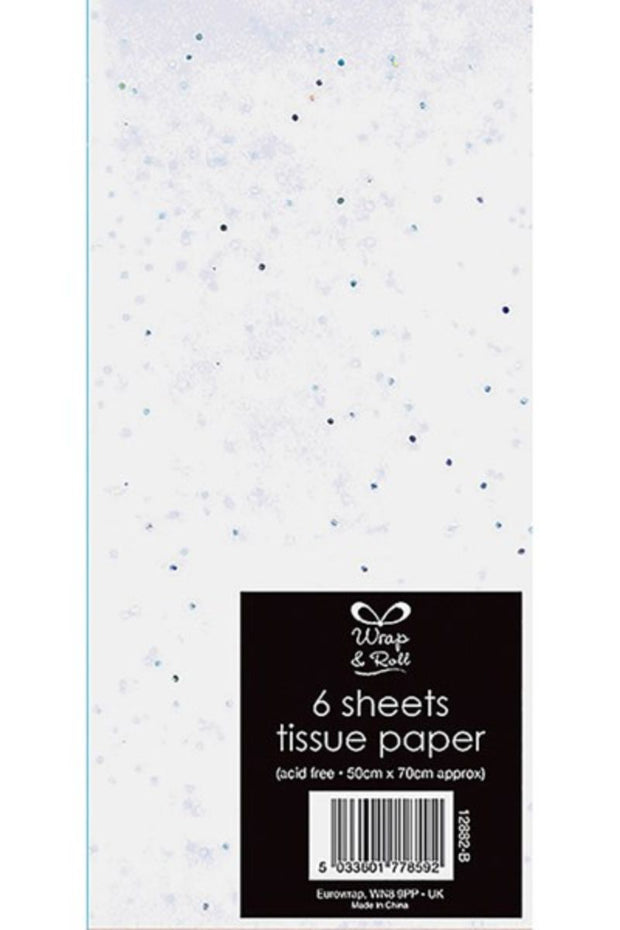 Sparkle tissue paper 6pk
