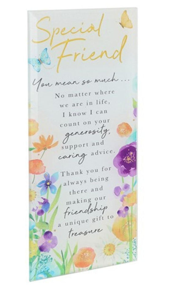 Friend Sentiment Plaque