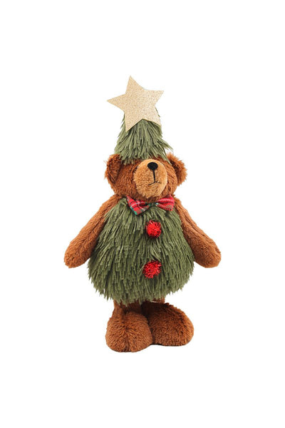 Standing Xmas Tree Bear