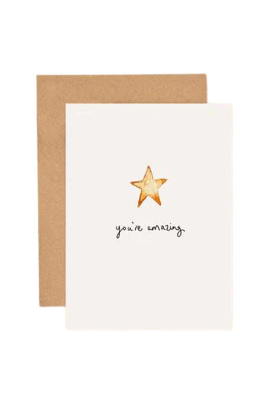 Star You're Amazing Mini Card