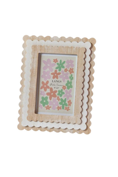 Triple Layered Scalloped Frame