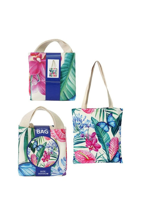 Tropical Floral Tote