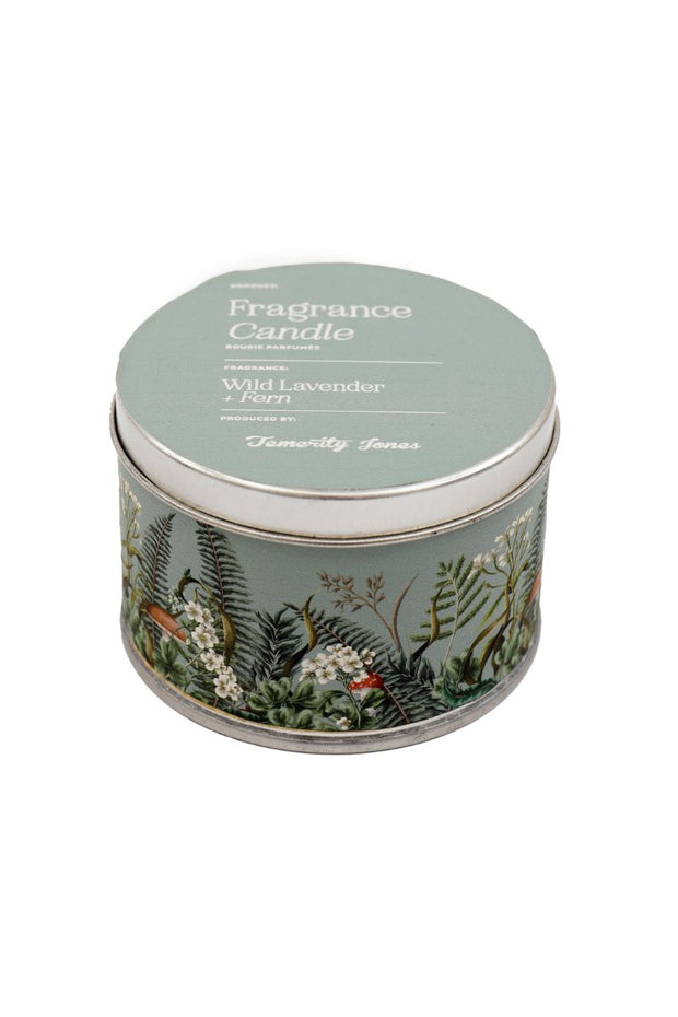 Wild Lavender & Fern Mushroom Tinned Candle