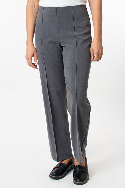 Ribbed Velour Trousers  Charcoal  Shaws