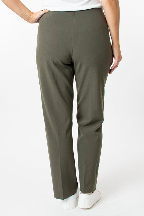 27in Straight leg comfort trousers - Olive
