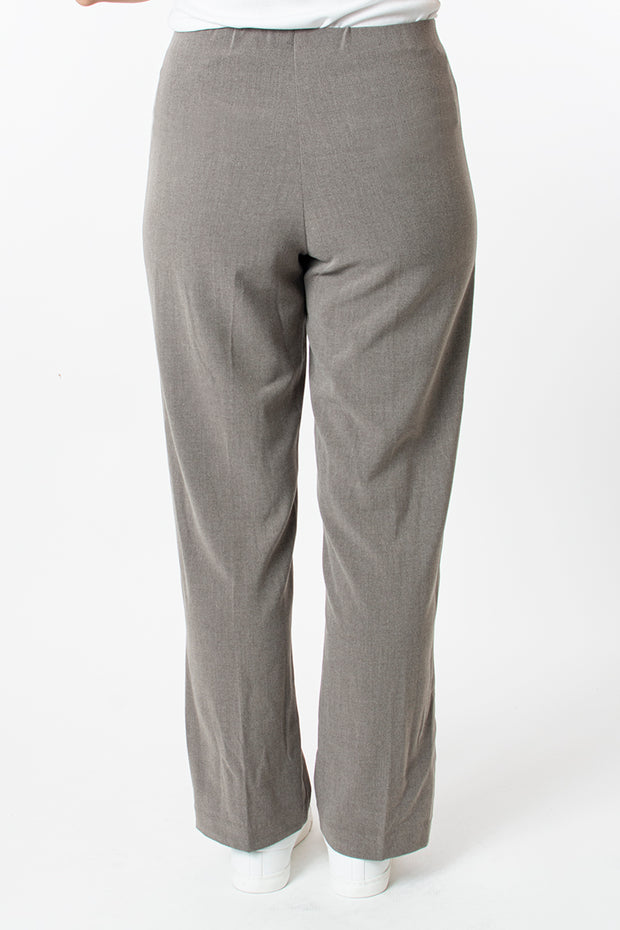 29in Straight leg pull on trouser - Taupe