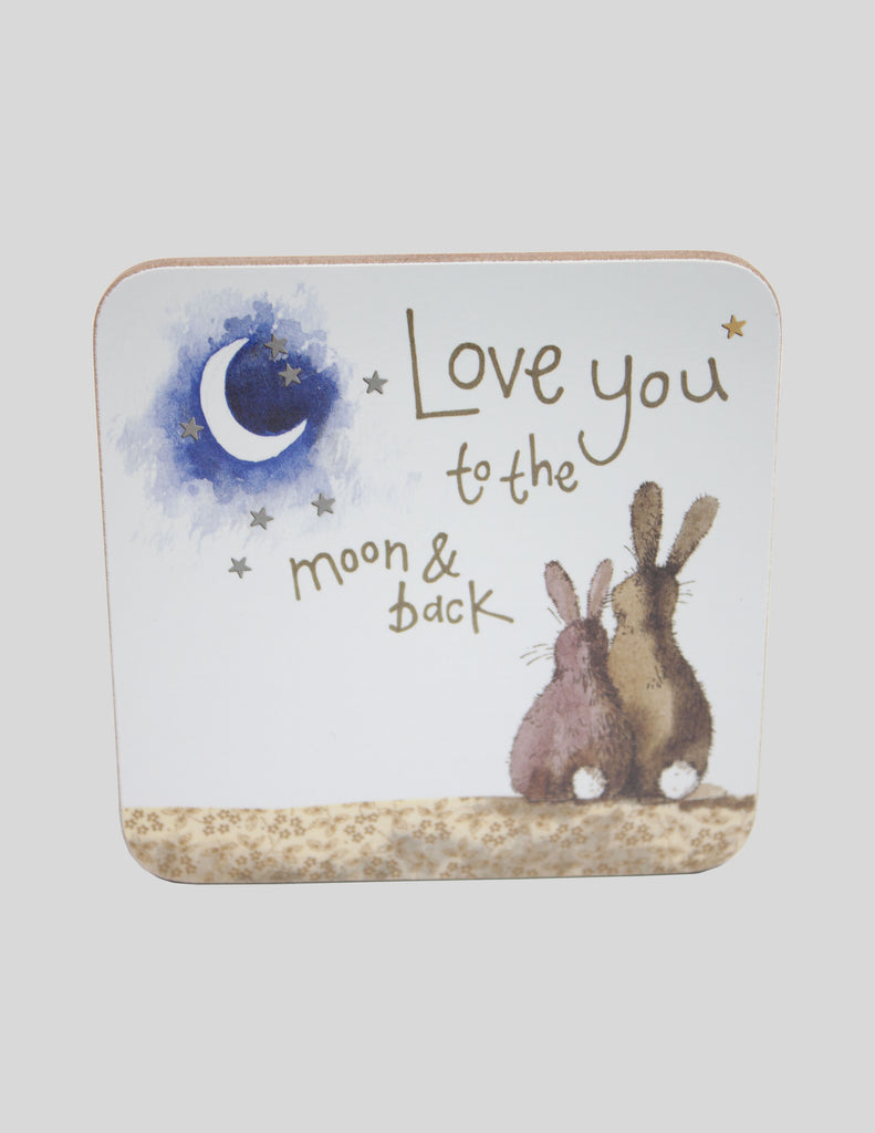 Love You To The Moon And Back Coaster The Stock Shop