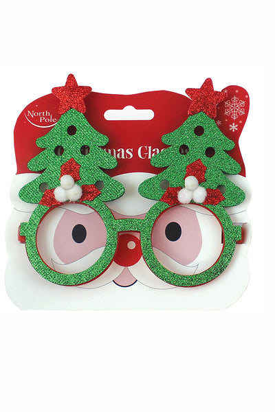 Festive tree glasses