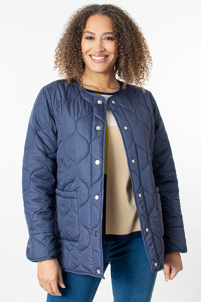 Long sleeve hotsell quilted jacket