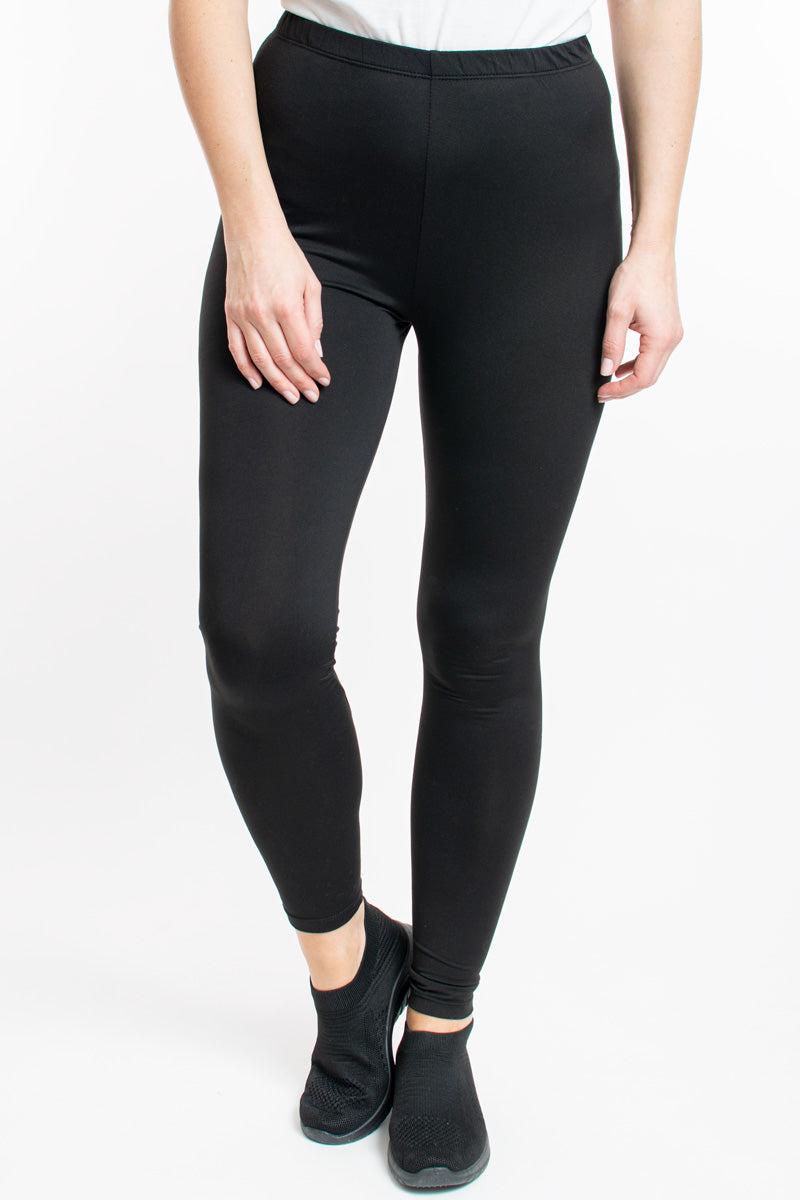 Black basic leggings best sale