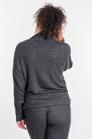 Long sleeve soft touch lounge top