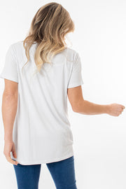 Short sleeve viscose t-shirt