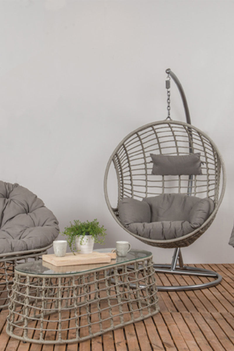 egg chair in store
